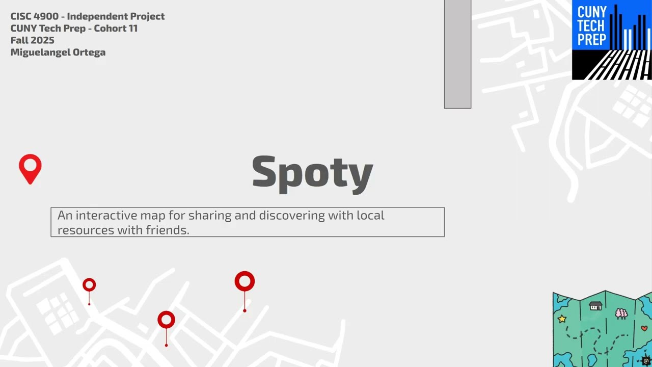 Spoty map project demo video