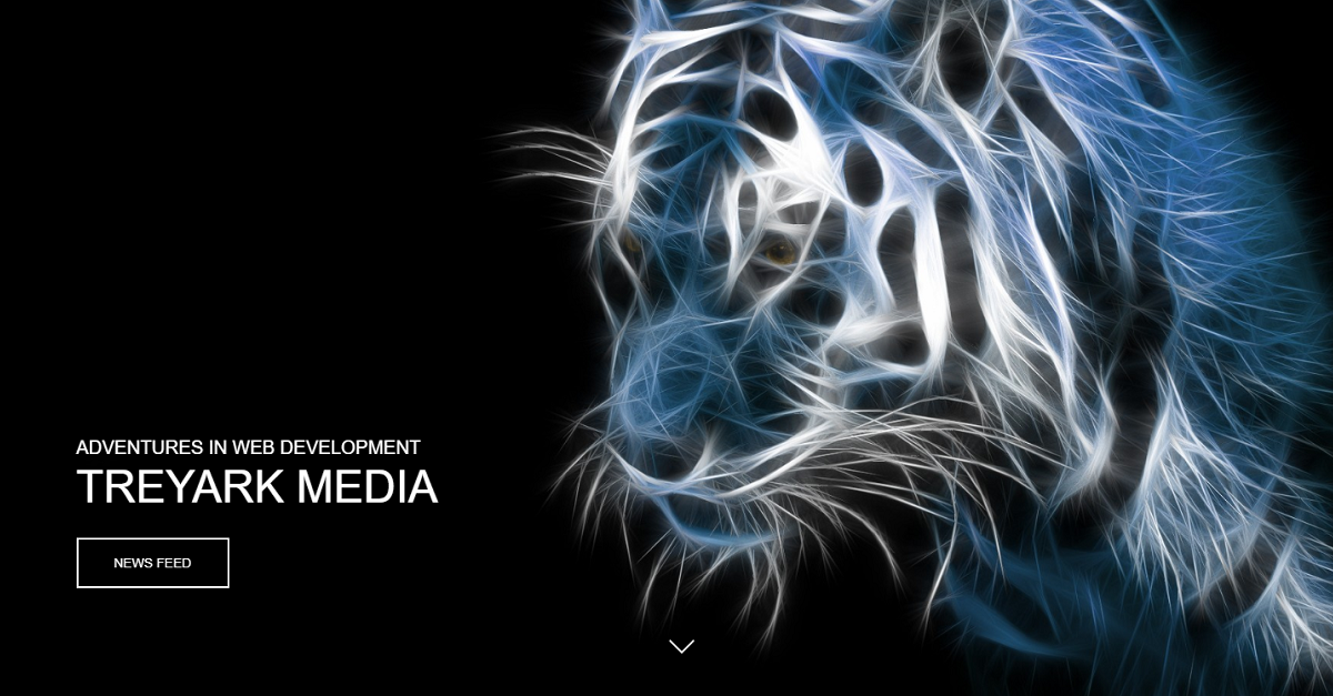 Treyark Media, logo of a ghost tiger