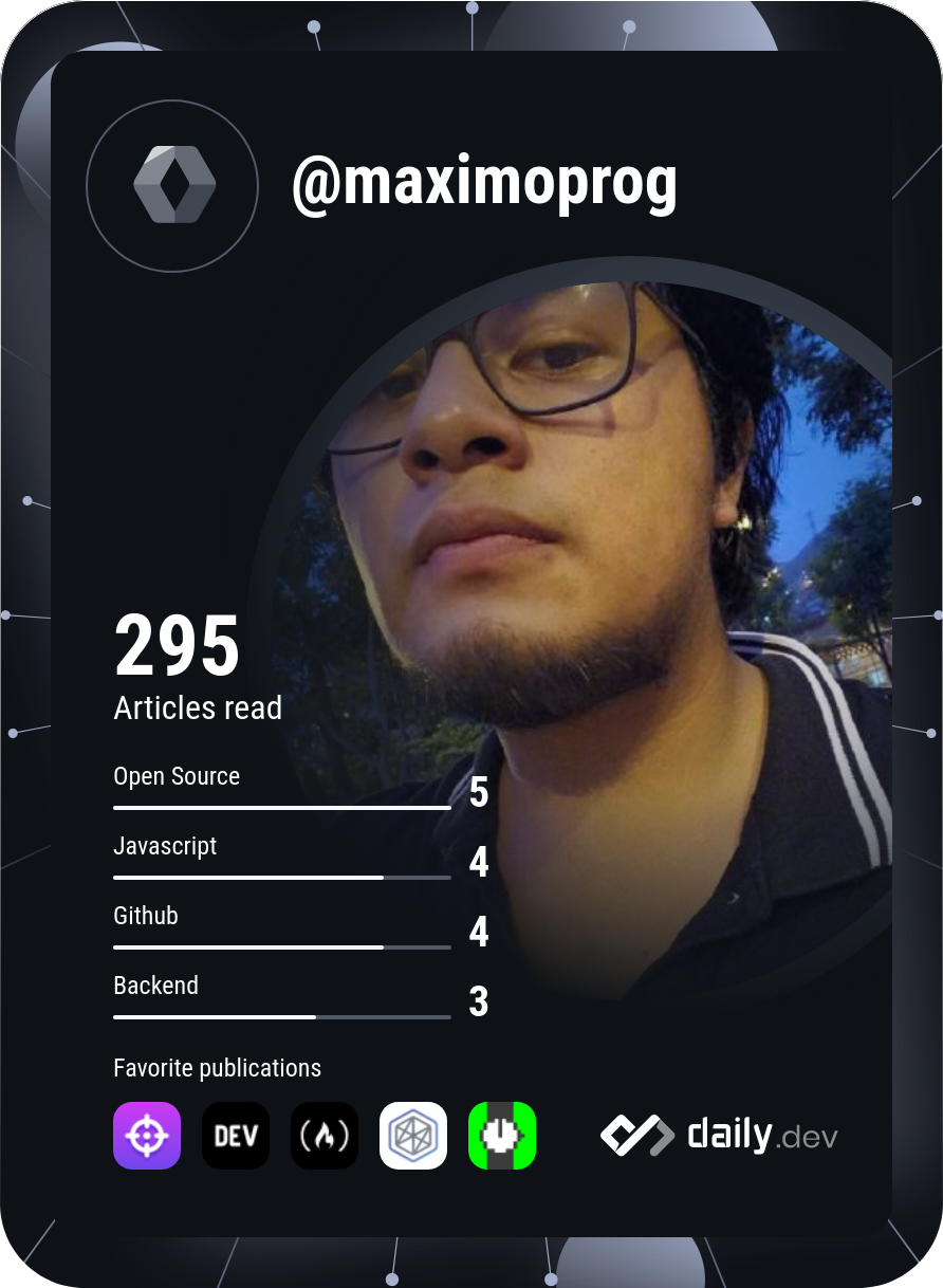 Maximo Apaza's Dev Card