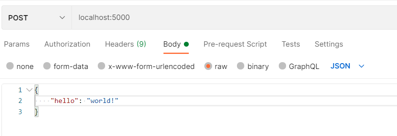 postman-json-request-body