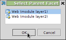 Select parent facet