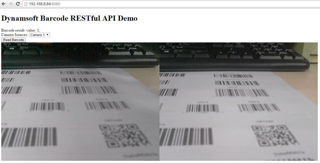 webcam barcode reader