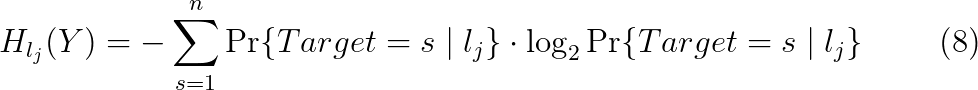 Modified leaf entropy