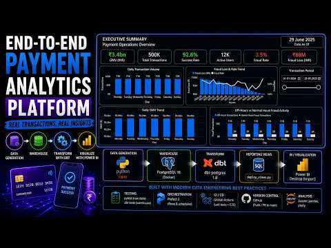 Payment Transaction Analytics Platform Video Walkthrough