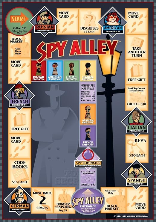 Spy Alley Board