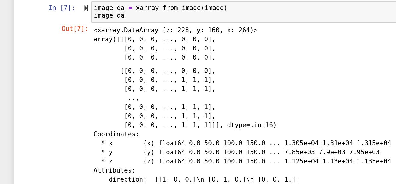 ITK Xarray