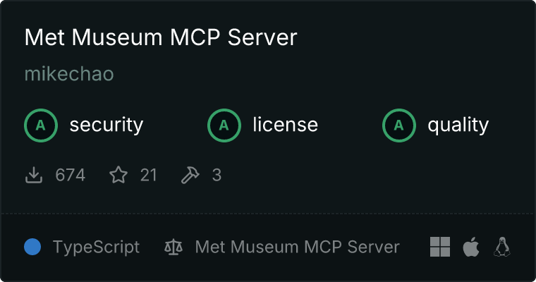 Met Museum MCP Server