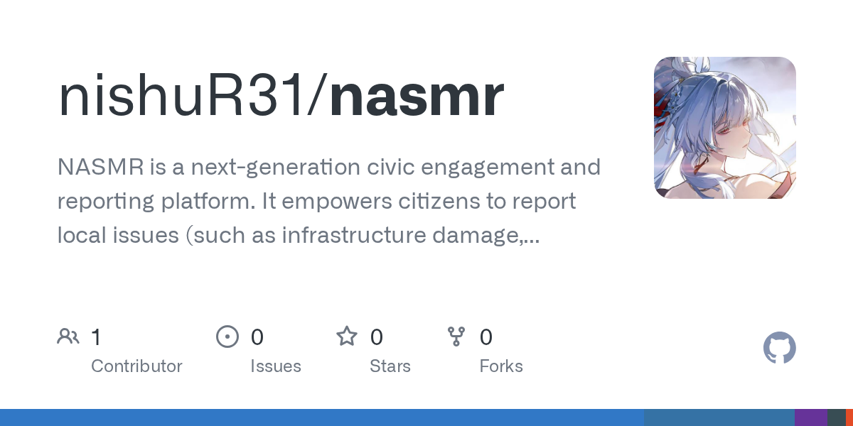 NASMR repository preview