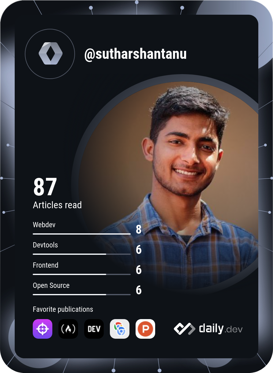 Shantanu's Dev Card