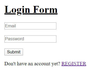 Login Form