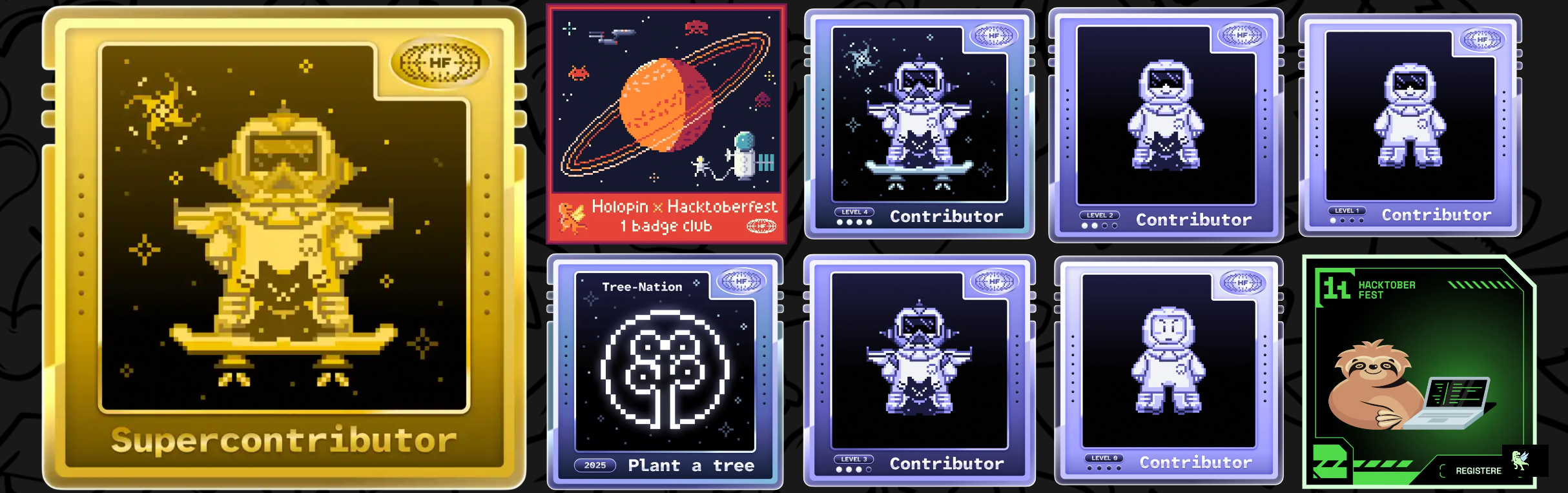 An image of @ishubtripathi's Holopin badges, which is a link to view their full Holopin profile