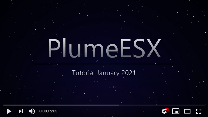 Plume ESX Video Tutorial