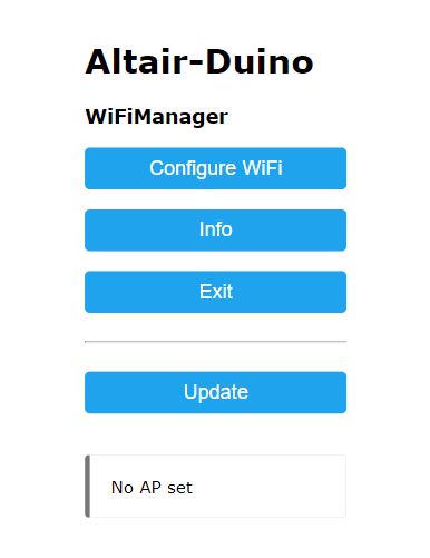 ESP8266 WiFi Captive Portal Homepage