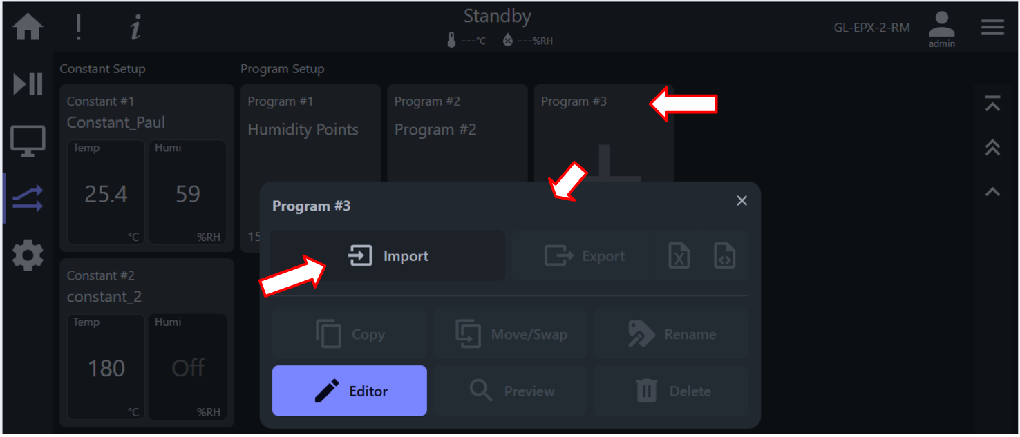 Importing Program 3