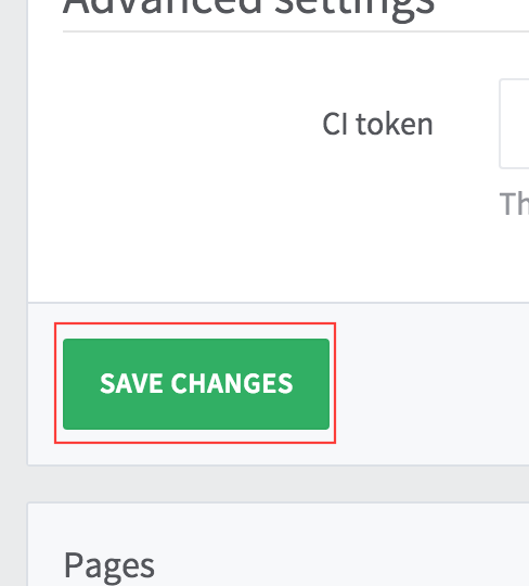 Save changes!