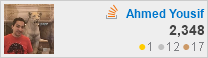 profile for Ahmed Yousif at Stack Overflow, Q&A for professional and enthusiast programmers