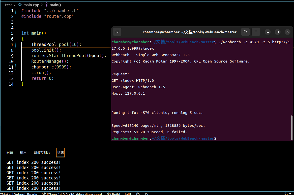 GitHub - charmber/Cppserve: C++Web服务框架----使用C++标准库进行开发的web服务框架，支持高并发流量 ...