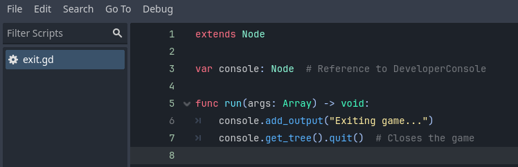GitHub - TheLoneInitiate/Godot-4-Modular-Developer-Console: Simple ...
