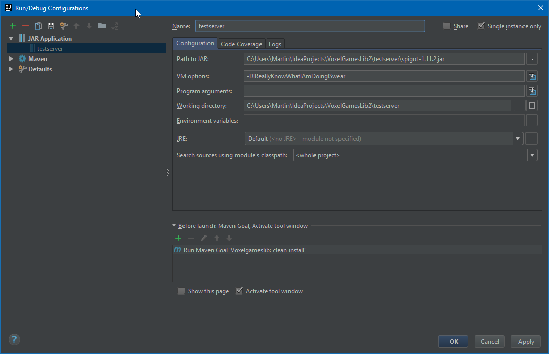 IntelliJ Dev Setup