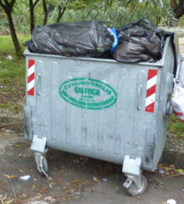 Contenedor para camión de basuras