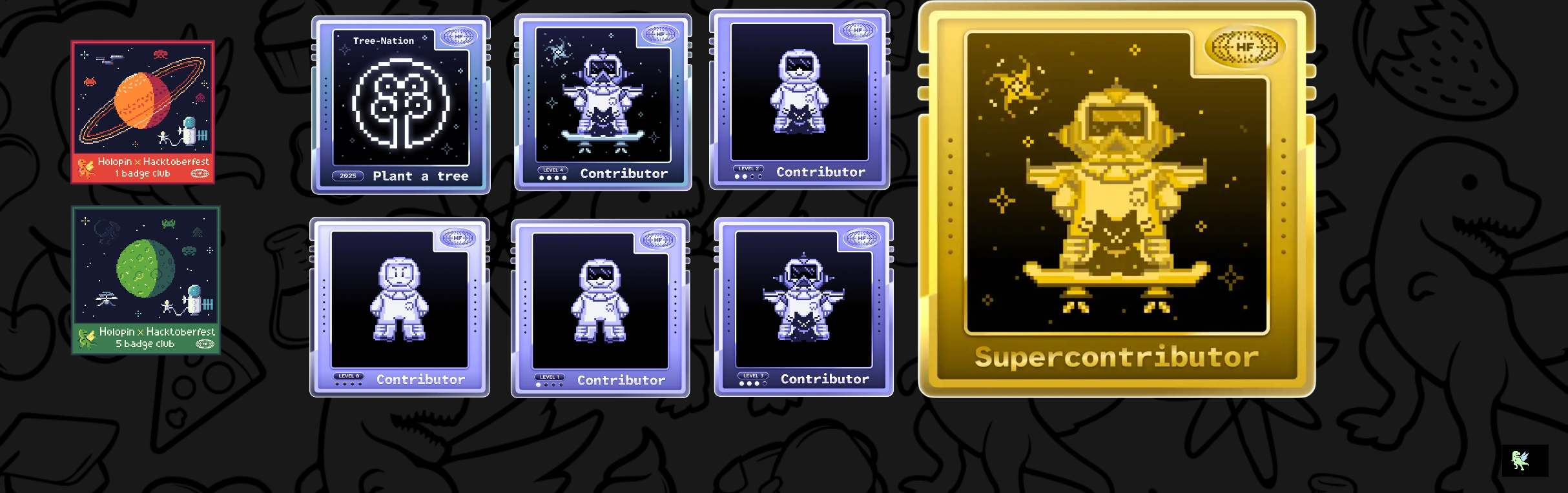 An image of @deepakkambala's Holopin badges, which is a link to view their full Holopin profile