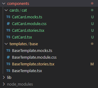 Component Directory Structure