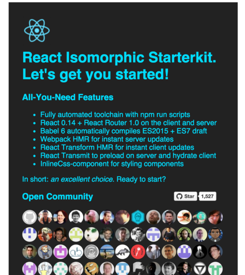 react-isomorphic-starterkit