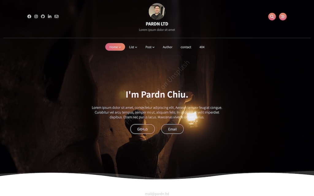 Personal Blog with Cover - 邱敬幃 Pardn Chiu