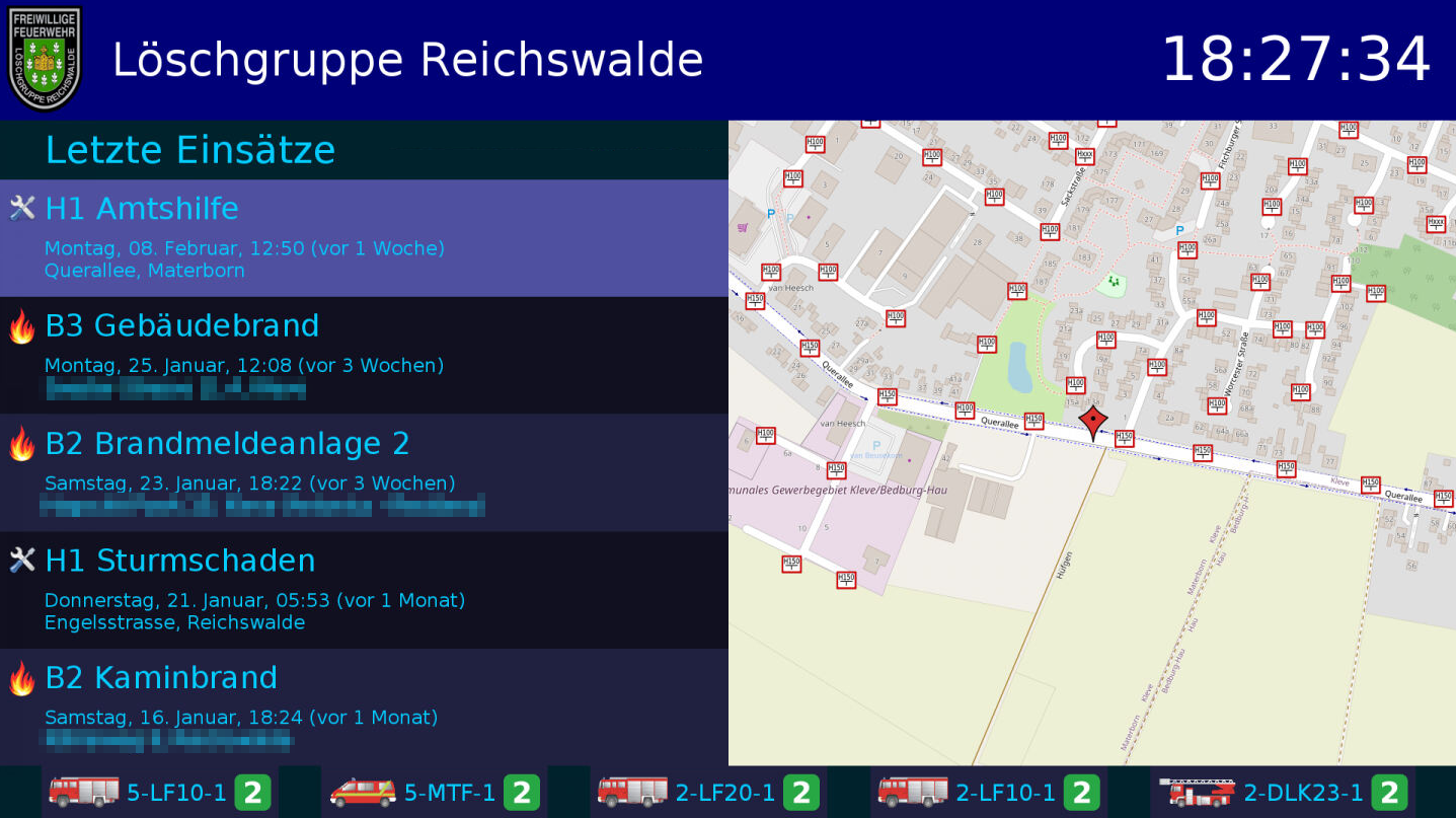 Screenshot of idle mode