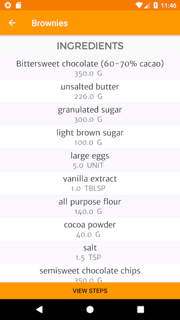 Ingredients Fragment