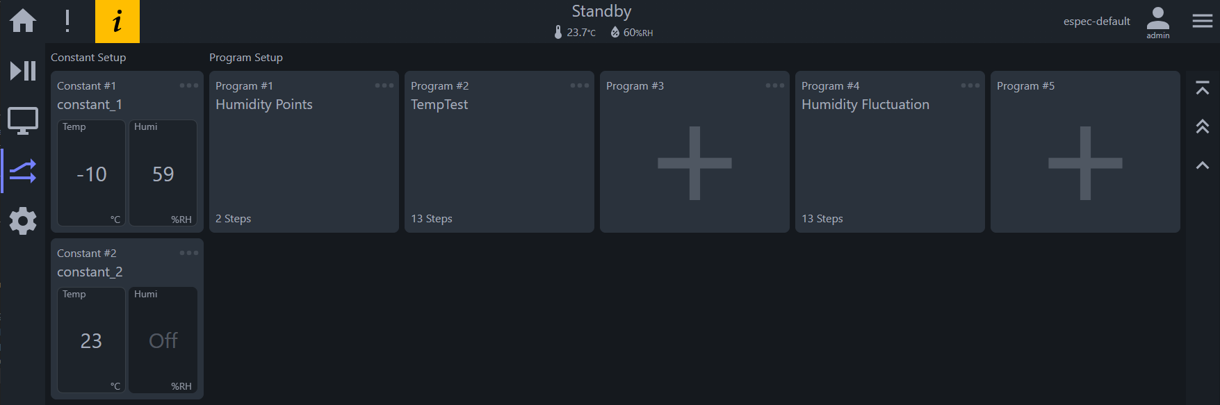 Program 2 has been renamed.