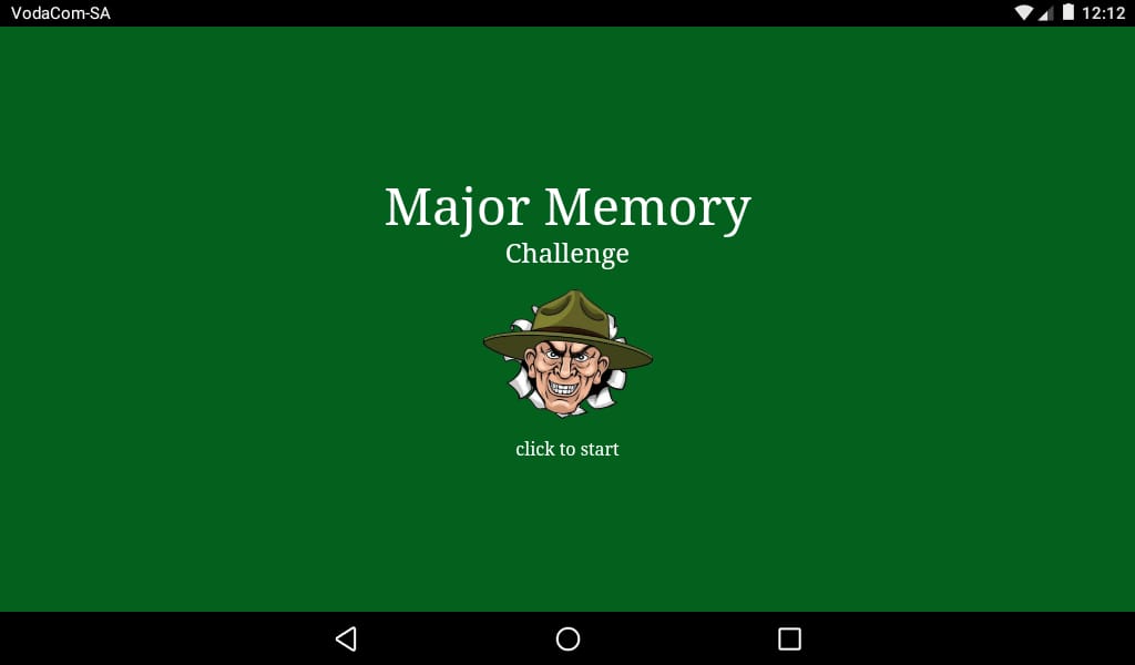 Major Memory App