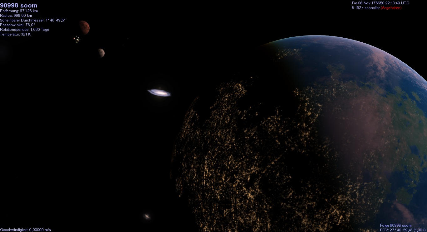 Xirius Screenshot - Exoplanet within Virgo A