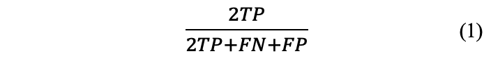 DICE Computation Formula