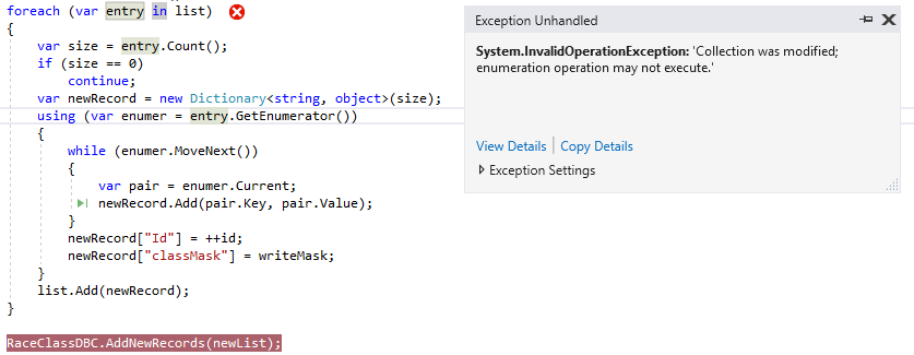 Debugging the CharRaceClassInfo DBC writing