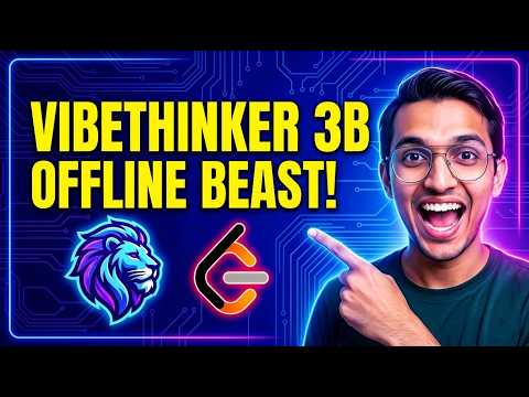 VibeThinker 3B: Run The Tiny AI Beast Offline For Coding Problems!