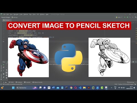 Convertir une image en croquis en utiliant python