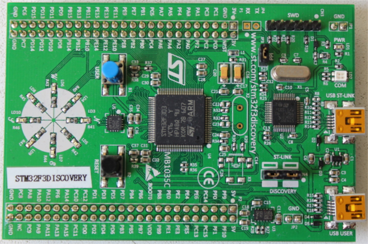 STM32F3DISCOVERY board