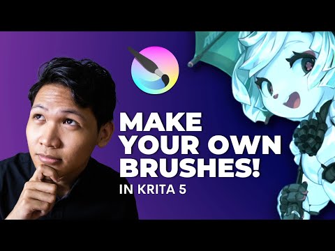 How to Make Custom Brushes in Krita 5 - Digital Painting Tutorial