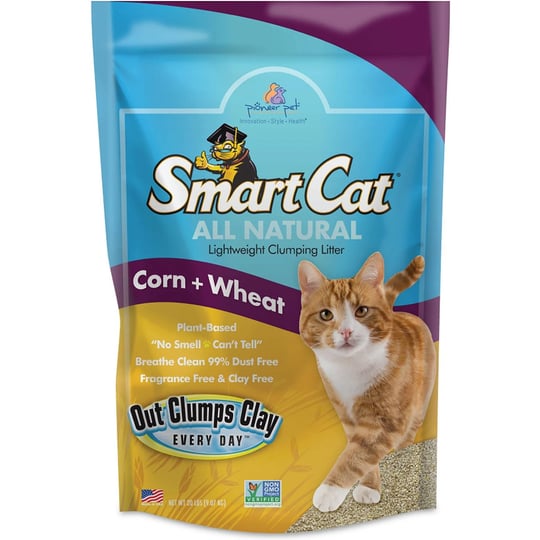smartcat-all-natural-lightweight-corn-wheat-clumping-cat-litter-10-lb-bag-1
