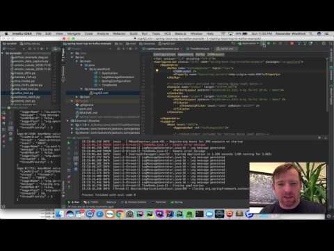 logging to Kafka from Spring video walk-through