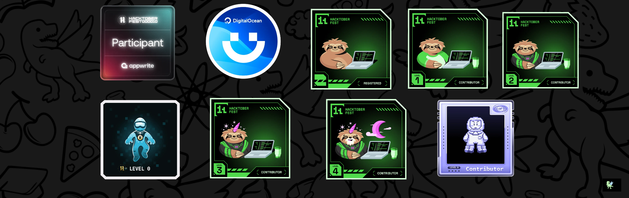 An image of @sandigupta's Holopin badges, which is a link to view their full Holopin profile