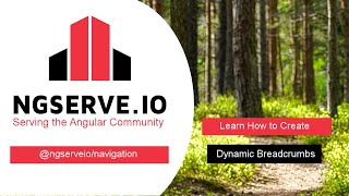Angular Breadcrumbs with @ngserveio/navigation