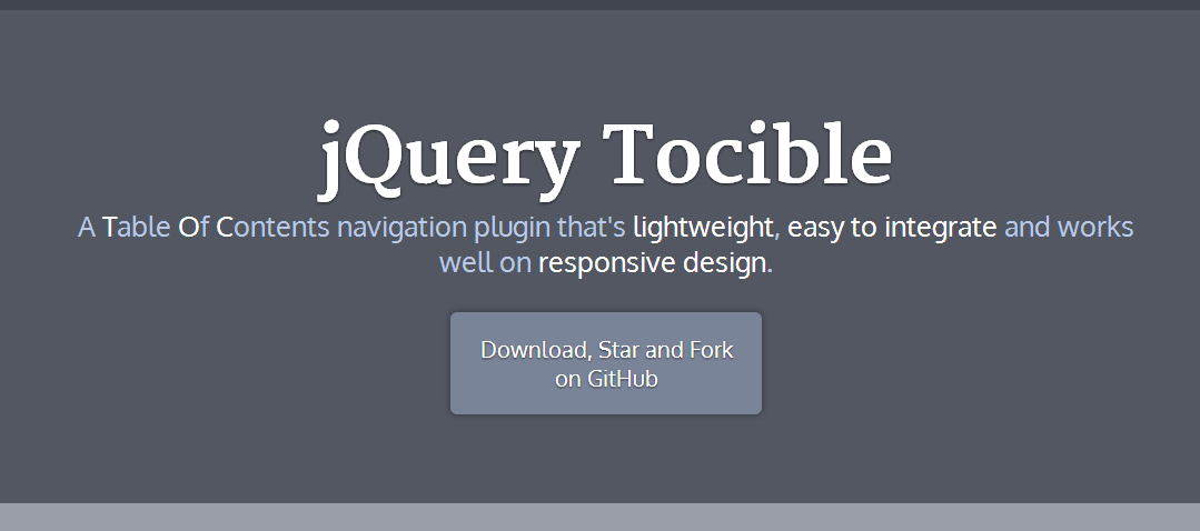 jQuery Tocible