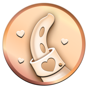 Badge Bronze "Le cœur sur la main"