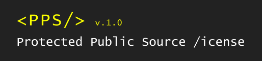 PPSL - Protected Public Source License