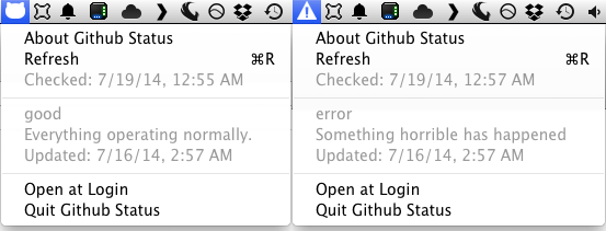 GitHub - keith/Github-Status: A menu bar utility tracking Github's ...