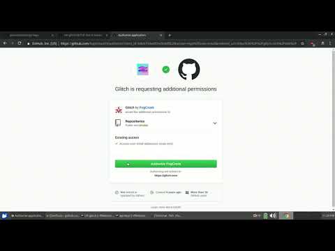 Glitch.com and GitHub Sync Setup Tutorial