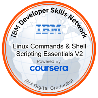 IBM Linux Commands & Shell Scripting Essentials Certificate