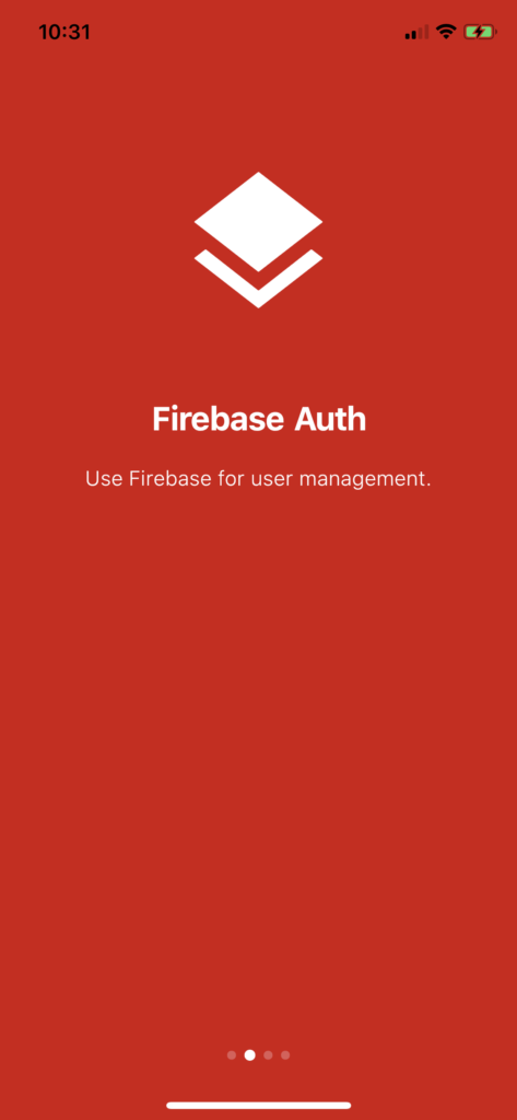 flutter firebase auth